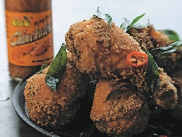 Curry leaf fried chicken