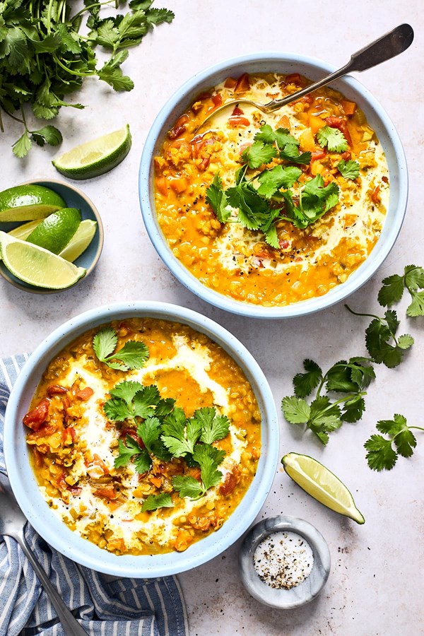 Curry lentil soup