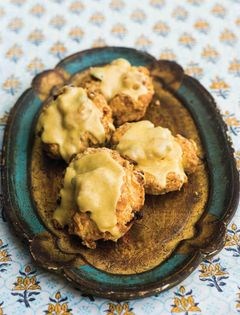 Curry pineapple scones