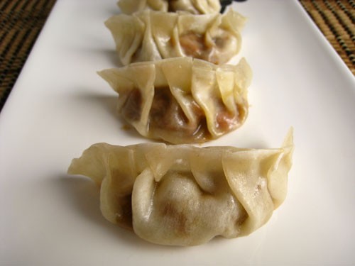 Curry potstickers (Kare gyoza)