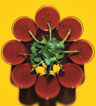Curry-spiced bloody Marys