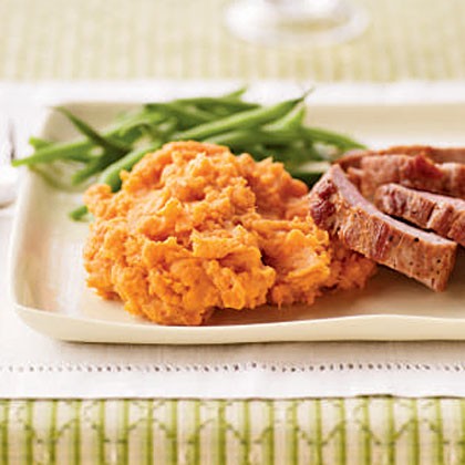 Curry-spiced sweet potatoes