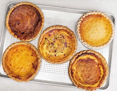 Custard pies