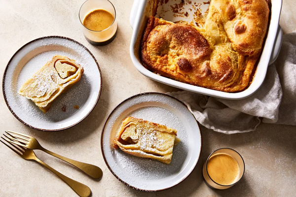 Custard strudel