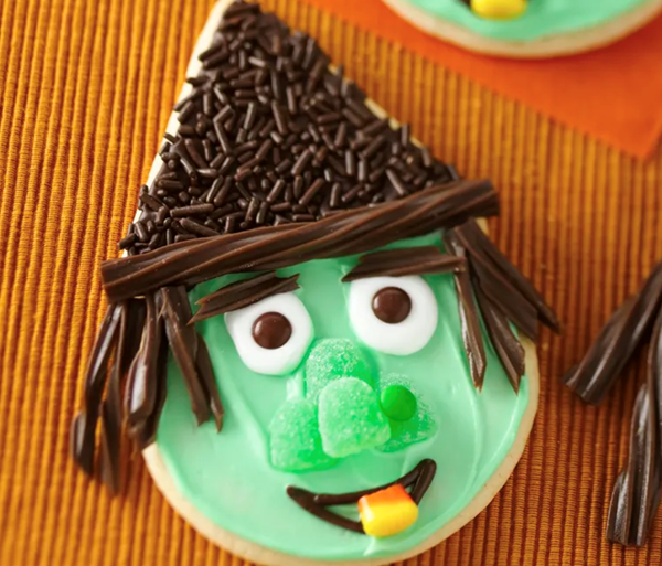 Cute witch cookies