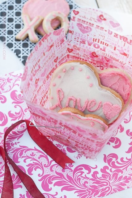 Cutout cookies with frosting