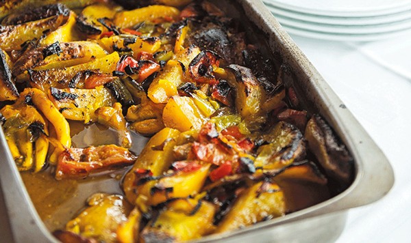 Cuttlefish baked with potatoes (Cuajadera de jibia)