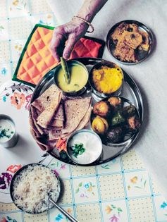Dadi Rajni’s Guajarati dry vegetable curry (Sambhariya)
