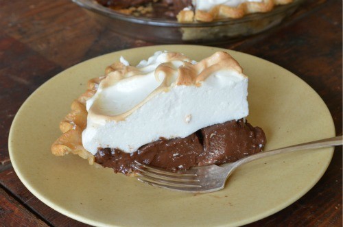 Dad’s favorite chocolate pie