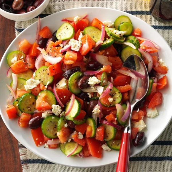 Dad’s Greek salad