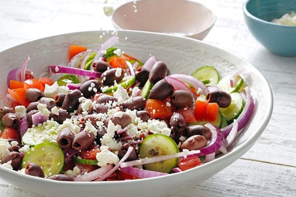 Dad's Greek salad