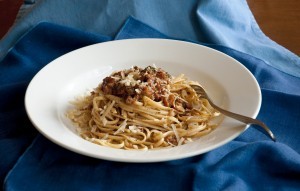 Dad’s linguine with clam sauce