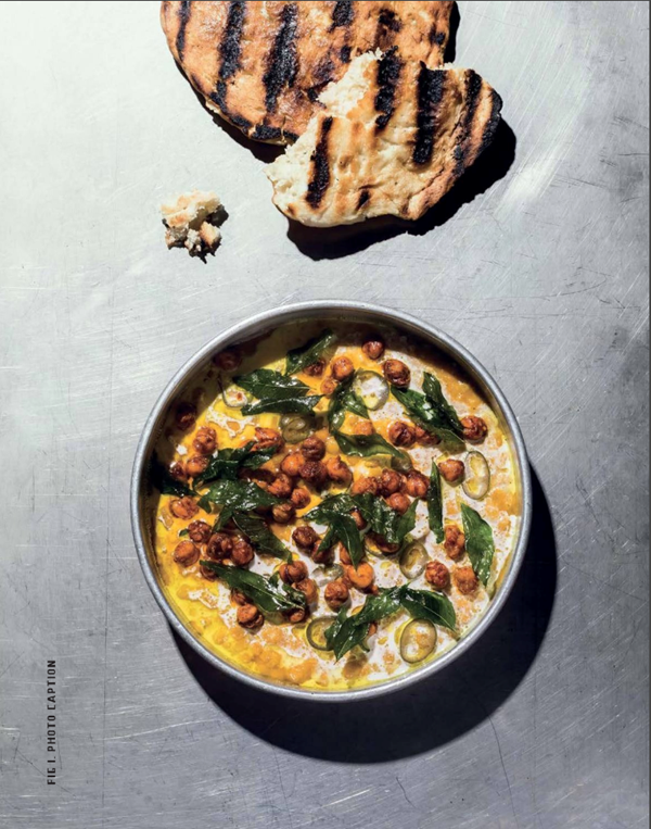 Dahl with spiced butter