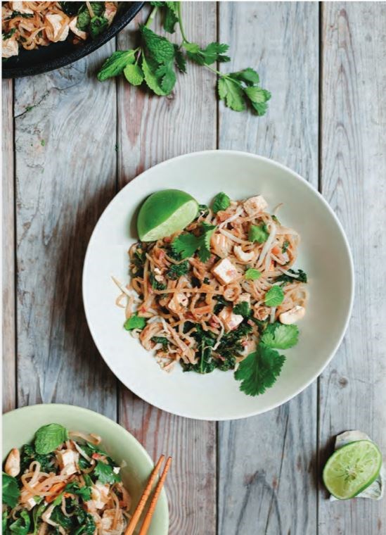 Daikon radish pad Thai