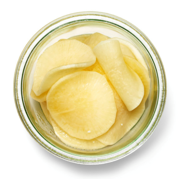 Daikon with white miso