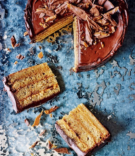 Daim bar layer cake
