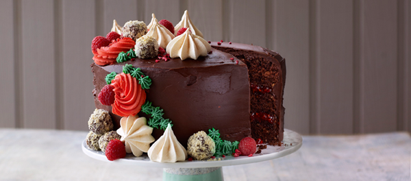Dairy-free hazelnut mocha cake