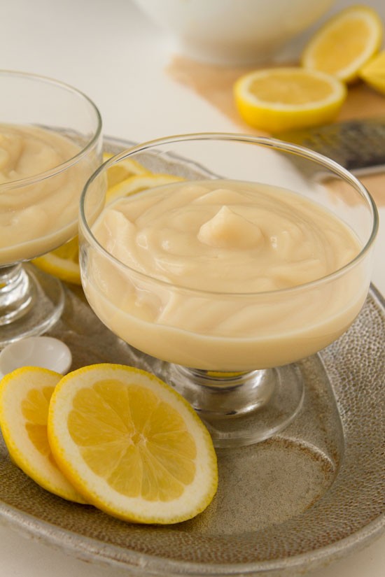 Dairy-free lemon pudding