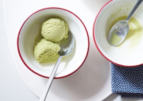 Dairy-free matcha green tea ice cream
