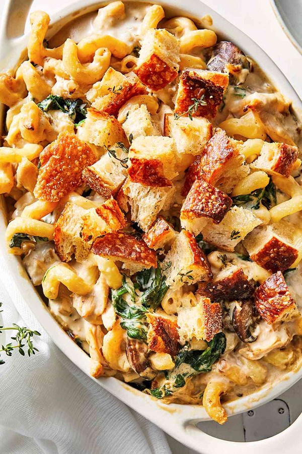 Dairy-free turkey tetrazzini