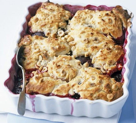 Damson cobbler