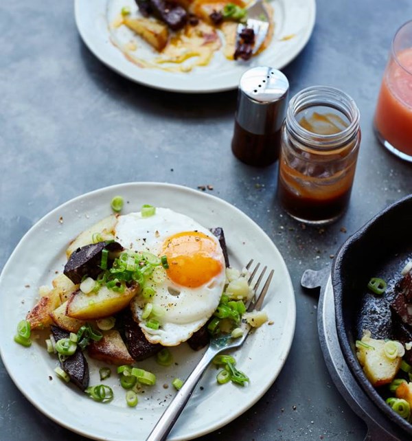 Dan Doherty's black pudding and yesterday's potatoes