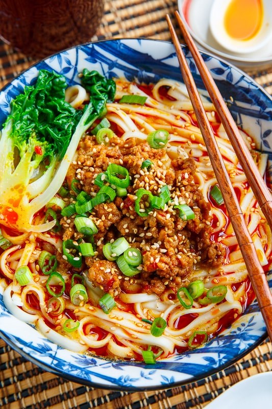 Dandan noodles (Tantanmen ramen)