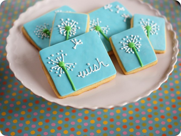 Dandelion cookies