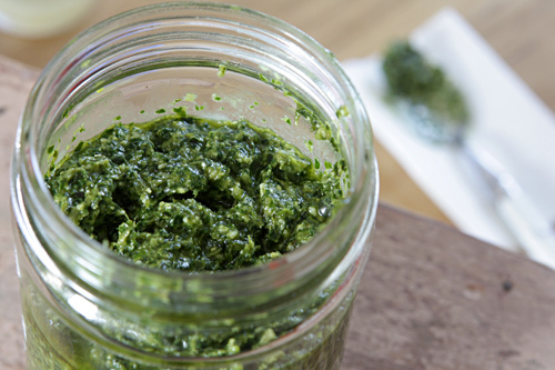 Dandelion pesto