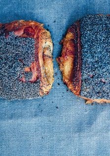 Danish poppy seed pastry (Tebirkes)