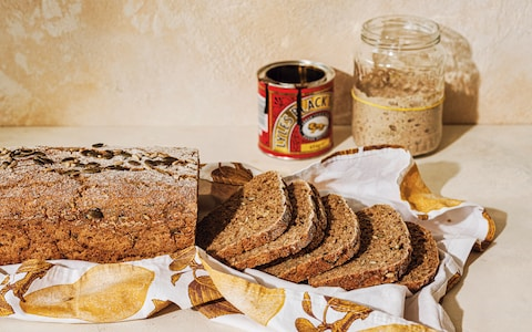 Danish rye bread (rugbrød)