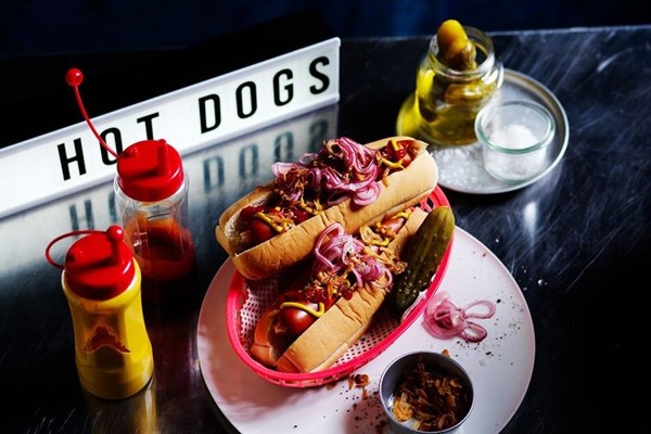 Danish-style hot dogs