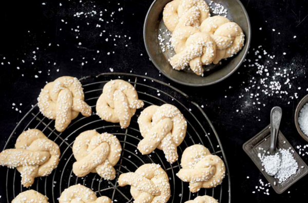 Danish sugar pretzels
