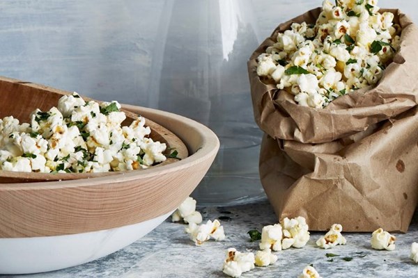 Danny Seo's brown-bag popcorn