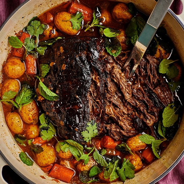 Dark and stormy-braised pot roast 