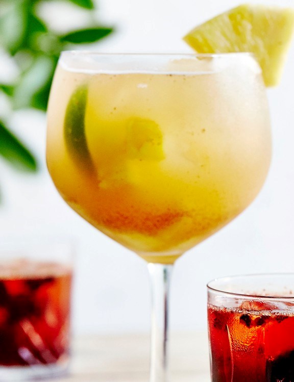 Dark and stormy punch