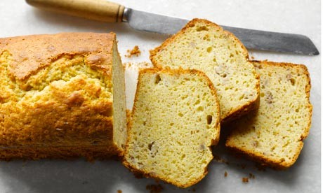 Dark banana ginger cake