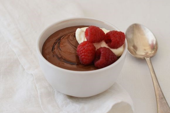 Dark chocolate and coffee vino cotto mousse