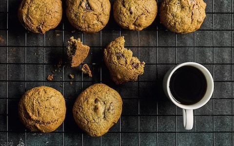 Dark chocolate and  Earl Grey tea biscuits