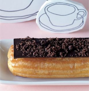 Dark chocolate coffee eclair
