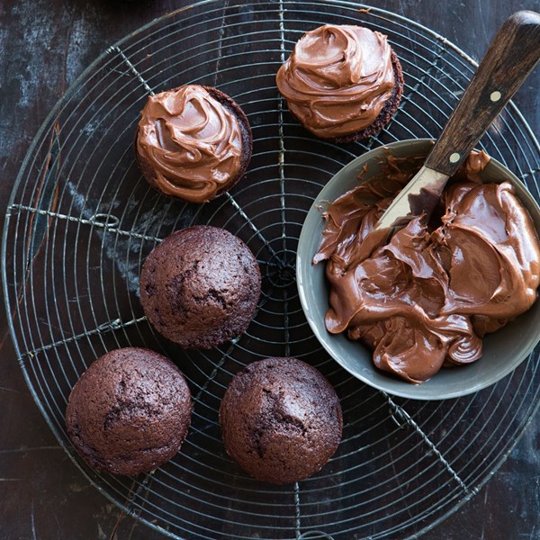 Dark chocolate cupcakes