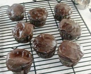 Dark chocolate cupcakes