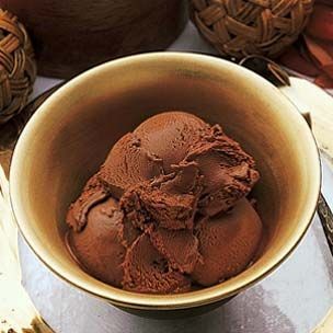 Dark chocolate gelato