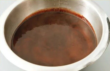 Dark chocolate glaze