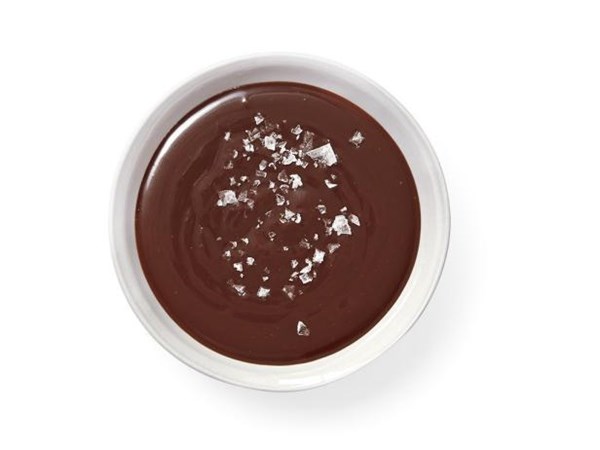 Dark chocolate hot fudge