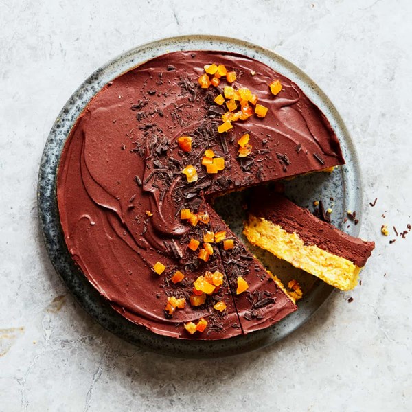 Dark chocolate marmalade cake