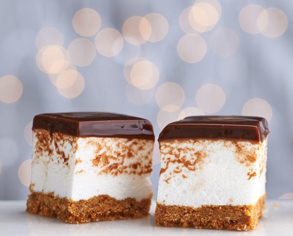 Dark chocolate marshmallow bars