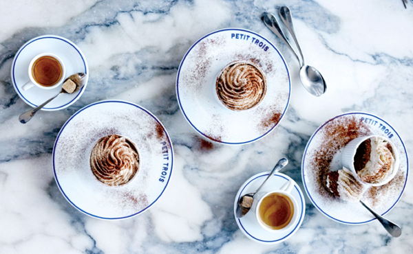 Dark-chocolate mousse