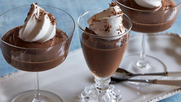 Dark chocolate mousse