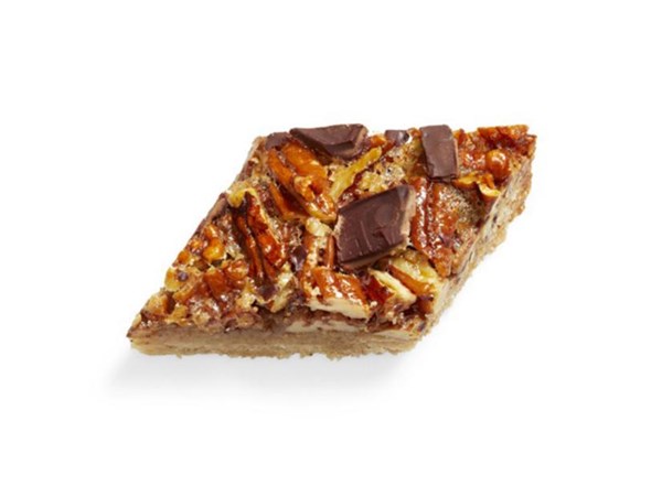 Dark chocolate pecan bars